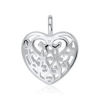relicario corazon plata 925