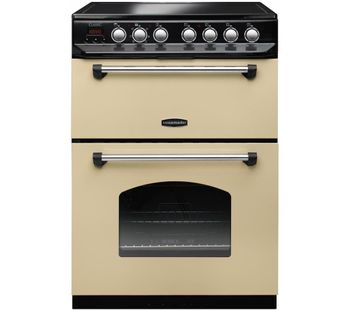 RANGEMASTER Classic 60 Electric Ceramic Cooker - Cream & Chrome, Cream