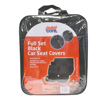 AUTOCARE BLACK SEAT COVER