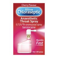 ultra chloraseptic throat spray kids cherry