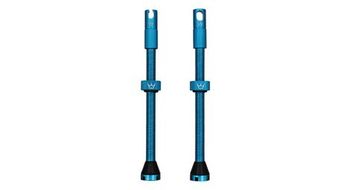 Valvulas tubeless cnc peaty s 80mm turquesa