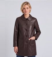 bash para mujer 1h25madi abrigo 34 madie marron 34 casual piel