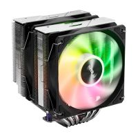 refrigeracion aire fsp socket am4 am5 lga 1700 120 mm mp7 argb doble ventilador
