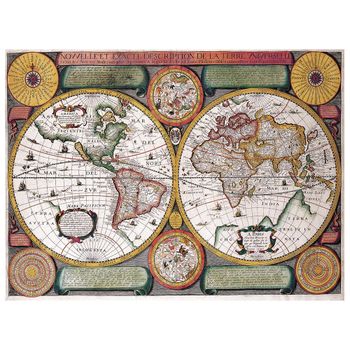 Cuadro lienzo - Mapa antiguo No. 56 - 80x100cm