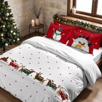 funda nordica con clicks coleccion especial navidad bl belum - suave funda nordica de algodon para el invierno - ideal para la temporada navidena 100 poliester