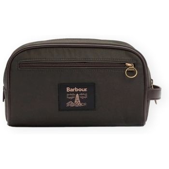 Barbour Cartera Bolsa Wax Washbag - Olive para hombre