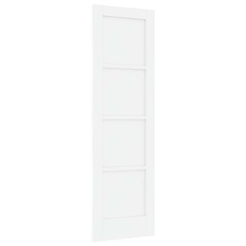 Puerta Interior Blanco 61 X 198,5 Cm Madera Contrachapada Vidaxl
