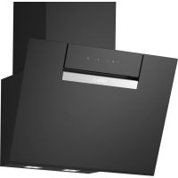 bosch serie 4 dwk67fn60 campana decorativa 60cm a cristal negro