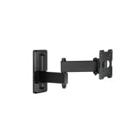 soporte para tv meliconi edr100 brazo doble inclinable 14 a 25 negro