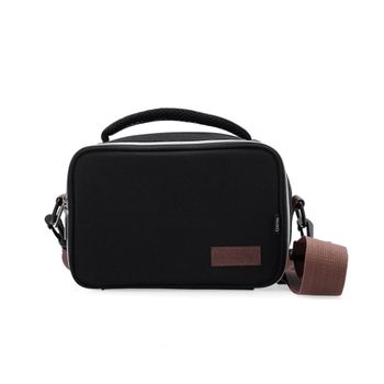 Bolsa porta menú poliéster negra 21x14x14 cm