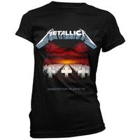 metallica tops y camisetas master of puppets para mujer
