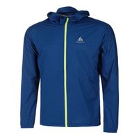 odlo x-alp waterproof  chaqueta para correr hombres - azul oscuro verde claro
