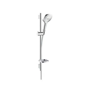Set De Ducha Hansgrohe Raindance Select E 120 3jet Con Barra De Ducha 65 Cm Y Jabonera, 26620000
