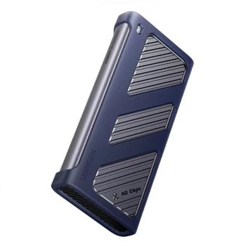 UGREEN carcasa M.2 NVMe de 40Gbps con ventilador de enfriamiento Carcasa M.2 SSD a prueba de caídas para MacBook Carcasa