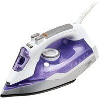 logik l200ir17 steam iron - purple purple