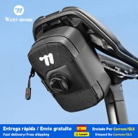 bolsa de sillin para bicicleta west biking envio local ligera impermeable resistente al desgaste con hebilla giratoria accesorios para bicicleta