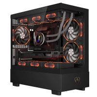 torre keep out xc-301 glass negro argb micro atxitx vidrio templado ventilador 420mm gpu