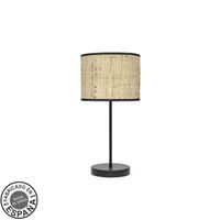 sobremesa moda 1xe14 negrocanizo oscuro 42x17x 17 cm