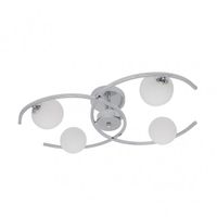 fabrilamp lampara de techo de 4 luces modelo conil color cromo
