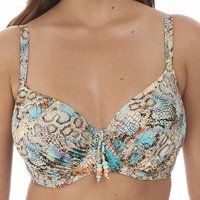 Manila Underwired Full Cup Gathered Bikini Top