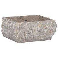 lavabo de bano moderno  lavabo gris marmol 30x30x13 cm