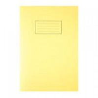 silvine a4 exercise book ruled yellow pk10