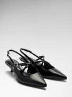 yasira leather slingbacks