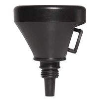 funnel black plastic 14cm dia