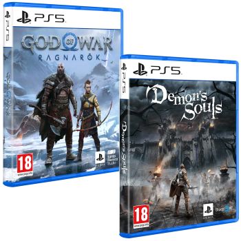 Pack PS5 God of War Ragnarök + Demon's Souls Remake | Juegos PlayStation 5 Originales