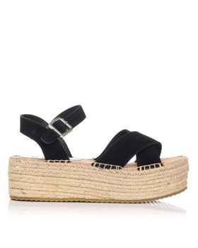 de REFRESH REFRESH SANDALIAS PLATAFORMA 170794 SERRAJE NEGRO