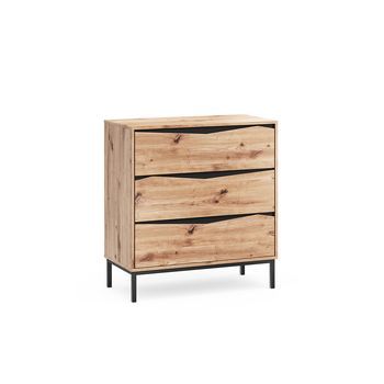 Aparador Elvano 79.2 X 85 Cm Con 3 Cajones Vicco