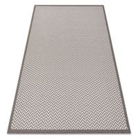 alfombra sisal bordero 2901 tejido plano crema  taupe 160x220 cm