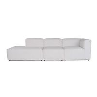 sofa de 3 plazas more pars m4-m1-m2 blanco