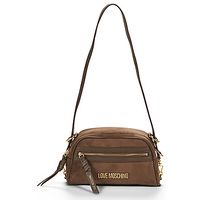 love moschino bandolera signature zip xbody para mujer