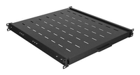 bandela lanberg deslizante 1u 445x500mm hasta 35kg rack 19 negro