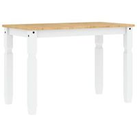 mesa de comedor  mesa de cena corona madera maciza pino blanco 112x60x75 cm