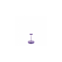 lampara de mesa led recargable y regulable swap mini pro lilac