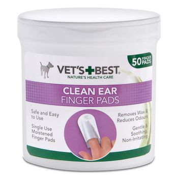 Vet’s Best® Clean Ear Finger Pads - 50 Pads