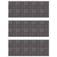 baldosas de terraza 30 uds madera acacia gris deslavado 30x30cm vidaxl