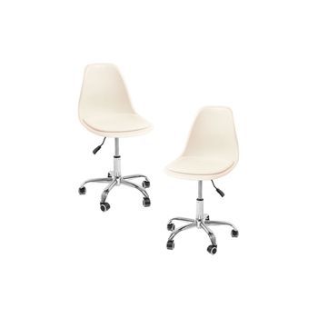 Pack 2 Sillas Dami Office - Beige