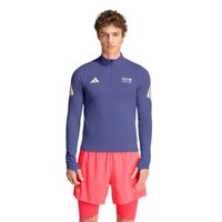 adidas bmw berlin camiseta de running hombres - azul amarillo