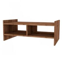 mesa de centro madera wellhome 90x35x50 cm nogal