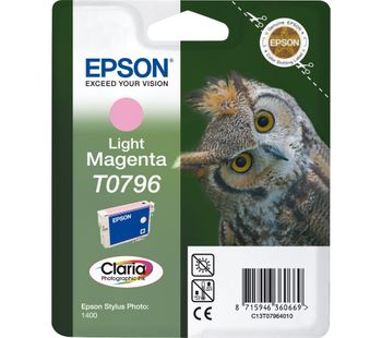 EPSON T0796 Owl Light Magenta Ink Cartridge, Magenta