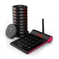 approx appcustomercallerkit kit avisador de clientes con transmisor  10 discos  base de carga
