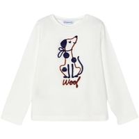 mayoral camiseta manga larga 4068-beigecara para nina
