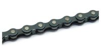cadena de bicicleta kmc b1 wide   112 eslabones 1 velocidad negra