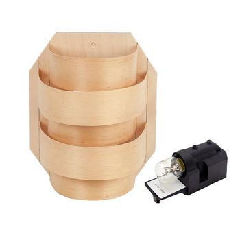 Juego De Luces Ambiente Sauna E14 25w Madera Saunalife