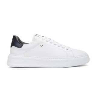 Martinelli para hombre. C045-Z010P Zapatillas de poi (40), Piel, Blanco, Plano, Cordones, Casual