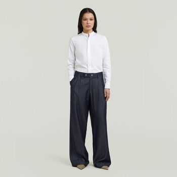 G-Star Raw Pantalones D29956 E516 PLEATED CHINO-082 RINSED para mujer