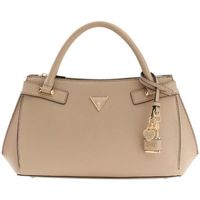 guess bolso de mano saffiano serenova para mujer